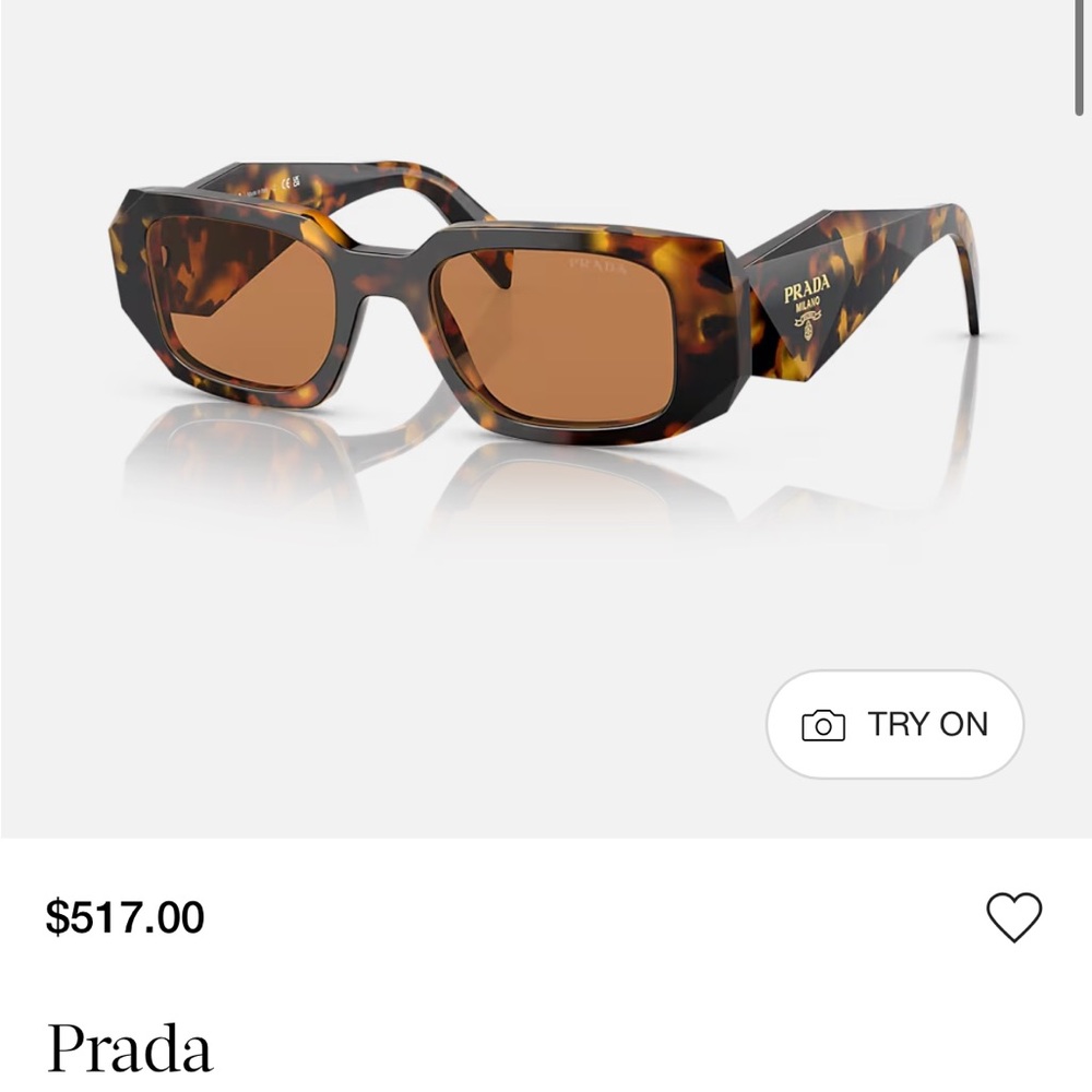 Prada Tortoise Shell Sunglasses